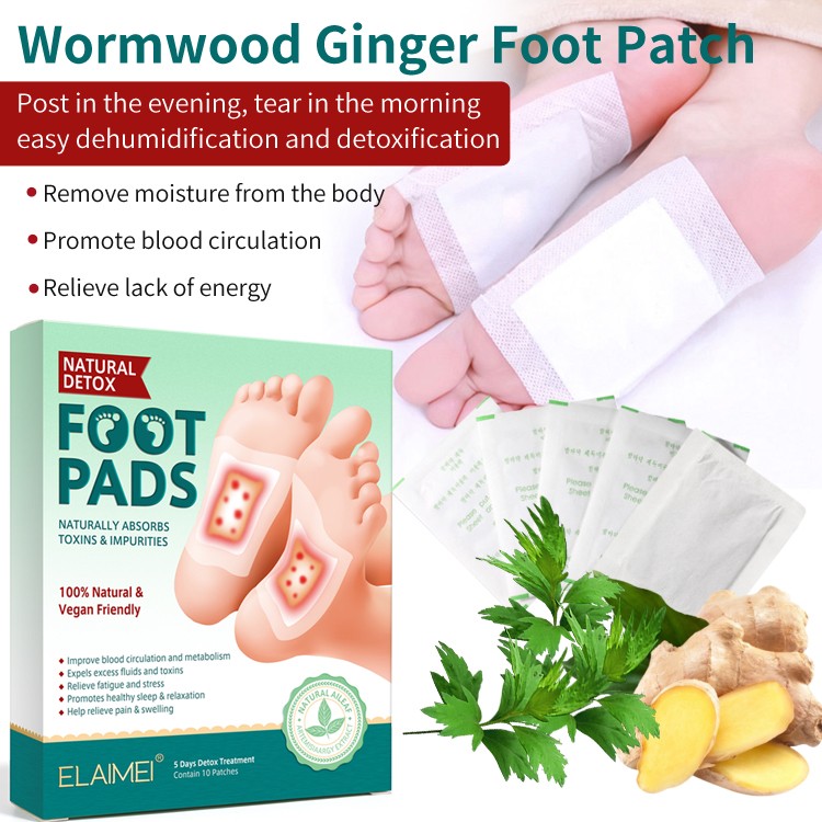 [ Flash sale，Buy 1 get 2 free]Wormwood Ginger Foot Patch Using pure natural plant extracts,no hormones.