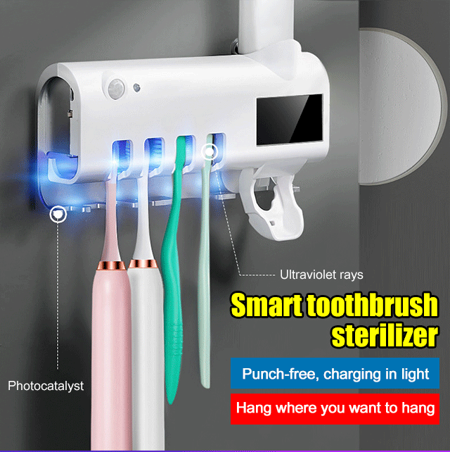 Smart toothbrush sterilizer